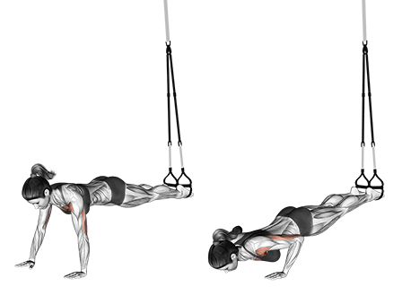 Armbøjninger med TRX